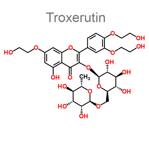 компонент на състава Neoveris - троксерутин